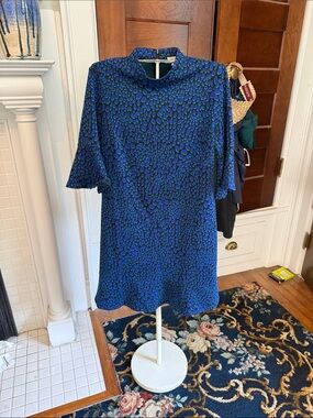 Tyler Boe bell sleeve high neck dress- worn 2x. 160 retail
